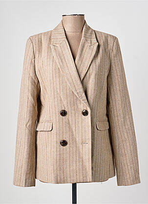 Blazer poignets boutonnés marron MKT STUDIO femme