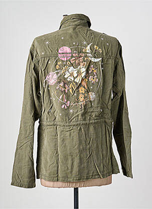 Veste casual coupe droite vert FIVE femme