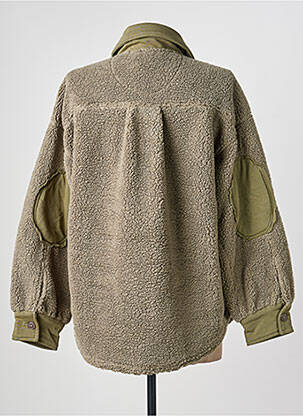 Veste casual coupe droite vert FIVE femme