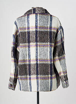 Veste casual poignets boutonnés avec fente gris HOD femme