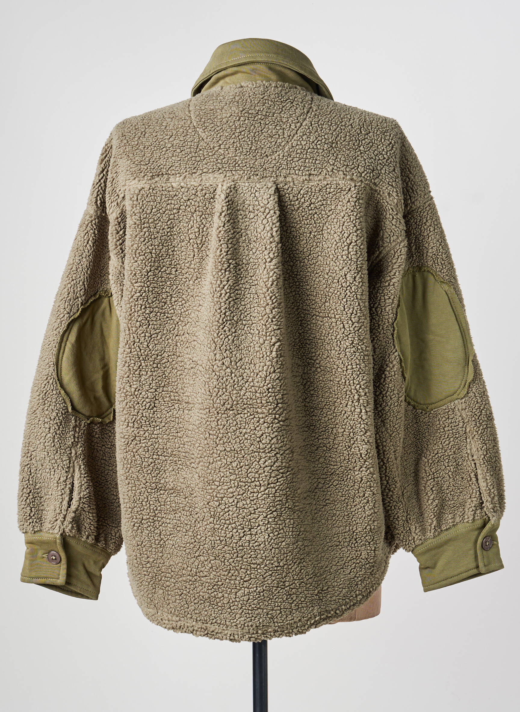 Veste casual coupe droite vert FIVE femme