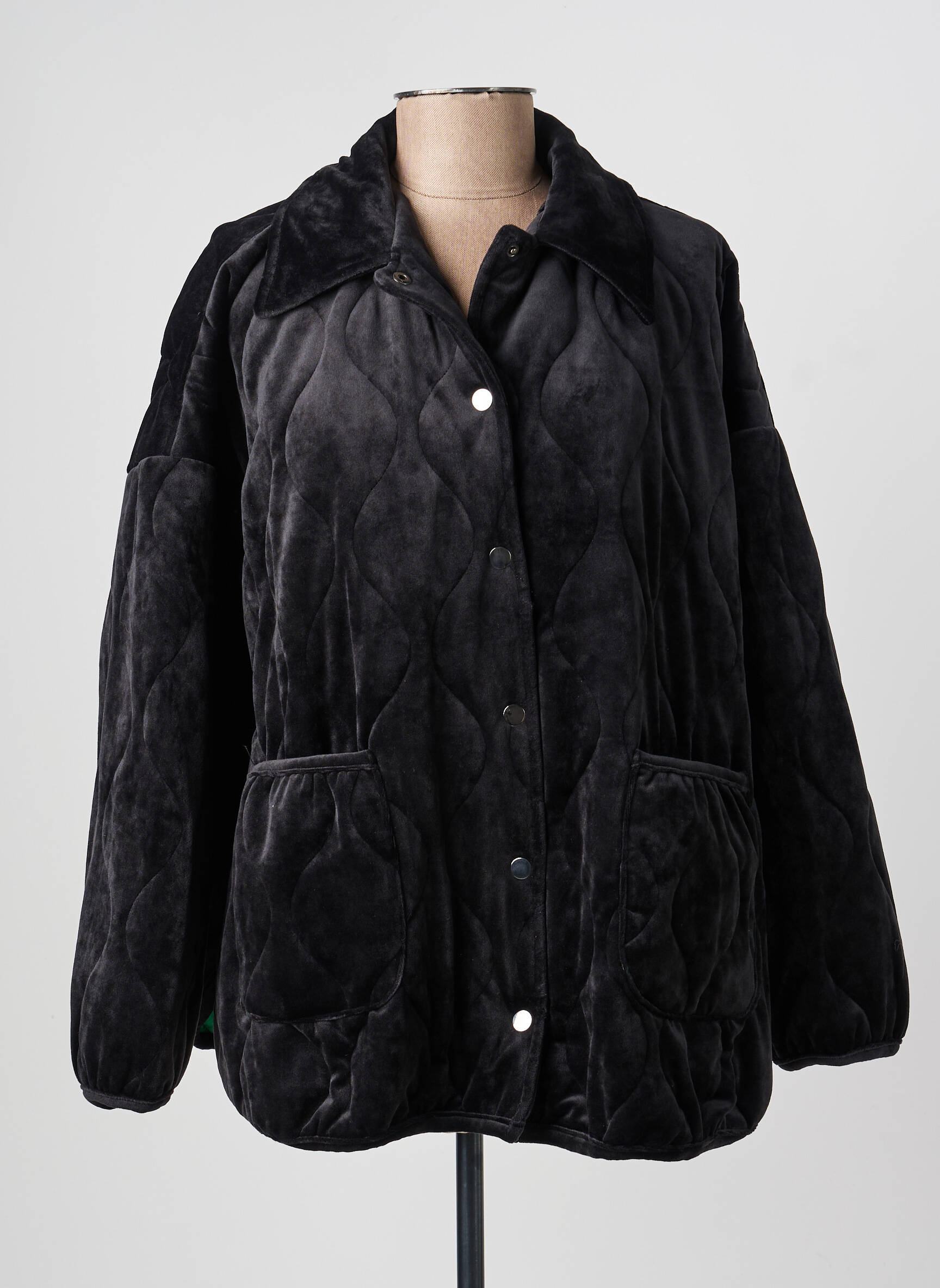 Blouson poches noir HOD femme