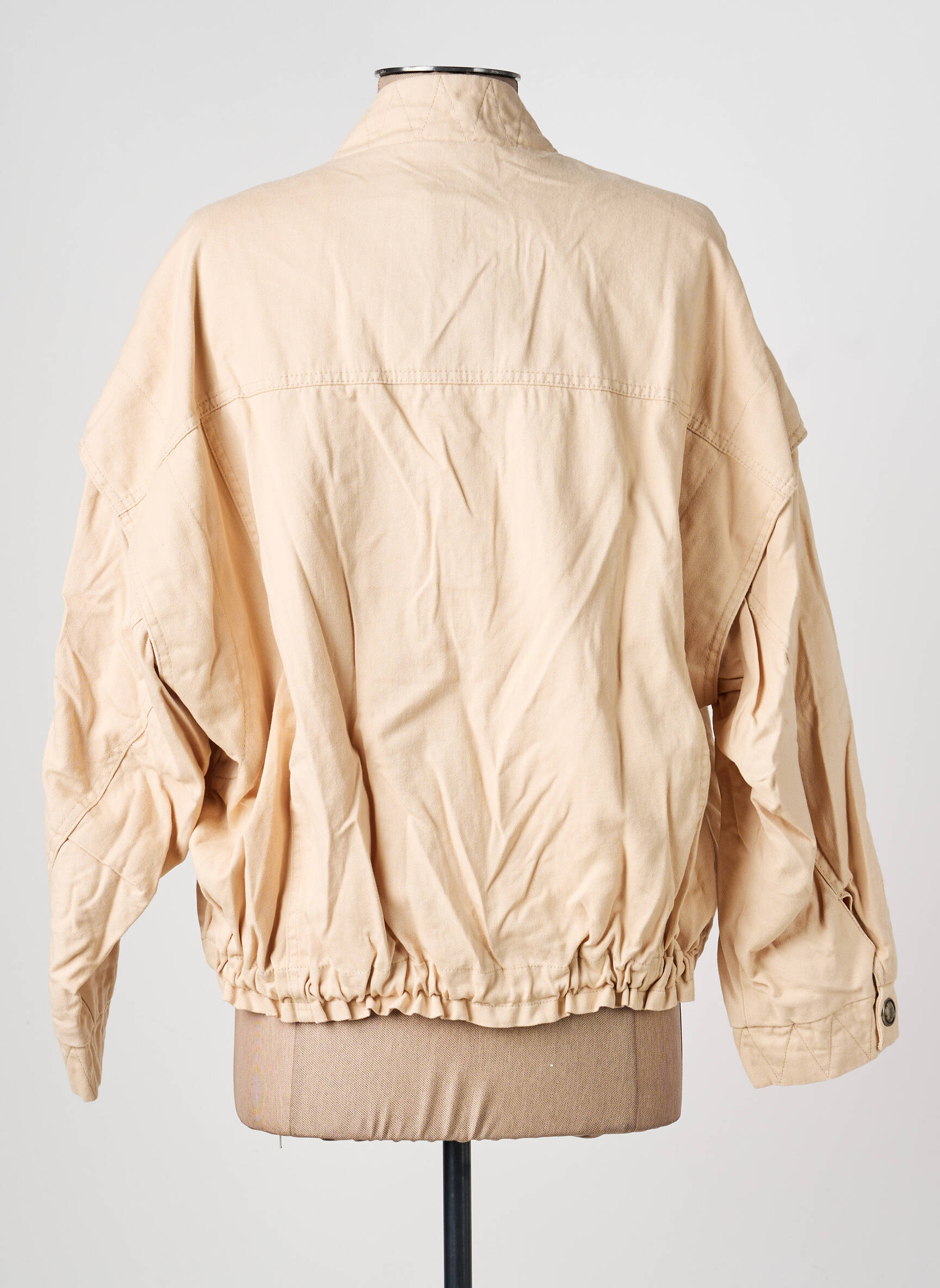 Veste casual col rond beige OOF WEAR femme