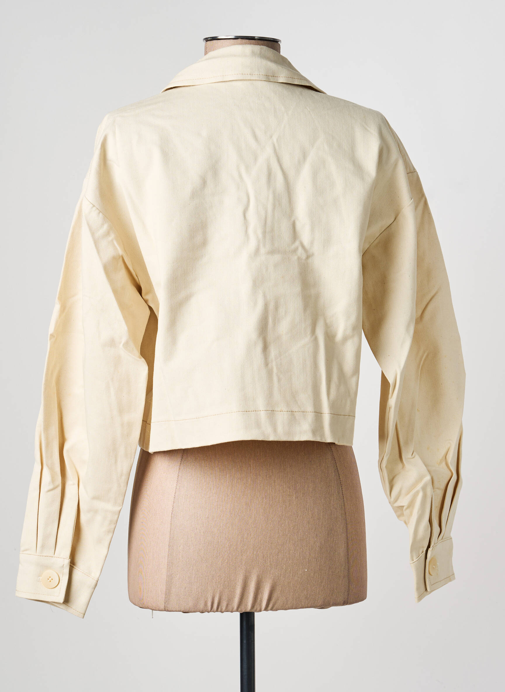 Veste casual coupe cintrée beige OPULLENCE femme