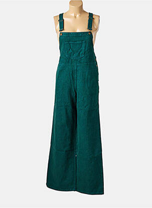 Salopette poches fines bretelles vert MODETROTTER femme