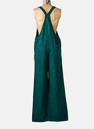 Salopette poches fines bretelles vert MODETROTTER femme
