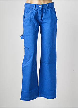 Jeans coupe large stretch taille normale bleu MODETROTTER femme
