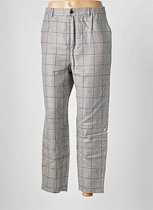 Pantalon 7/8 taille élastique taille normale gris ROSEANNA femme