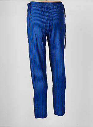 Pantalon slim taille élastique taille normale bleu ROSEANNA femme