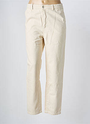 Jeans coupe droite taille normale taille normale beige ROSEANNA femme