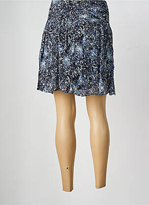 Jupe courte doublure bleu BERENICE femme