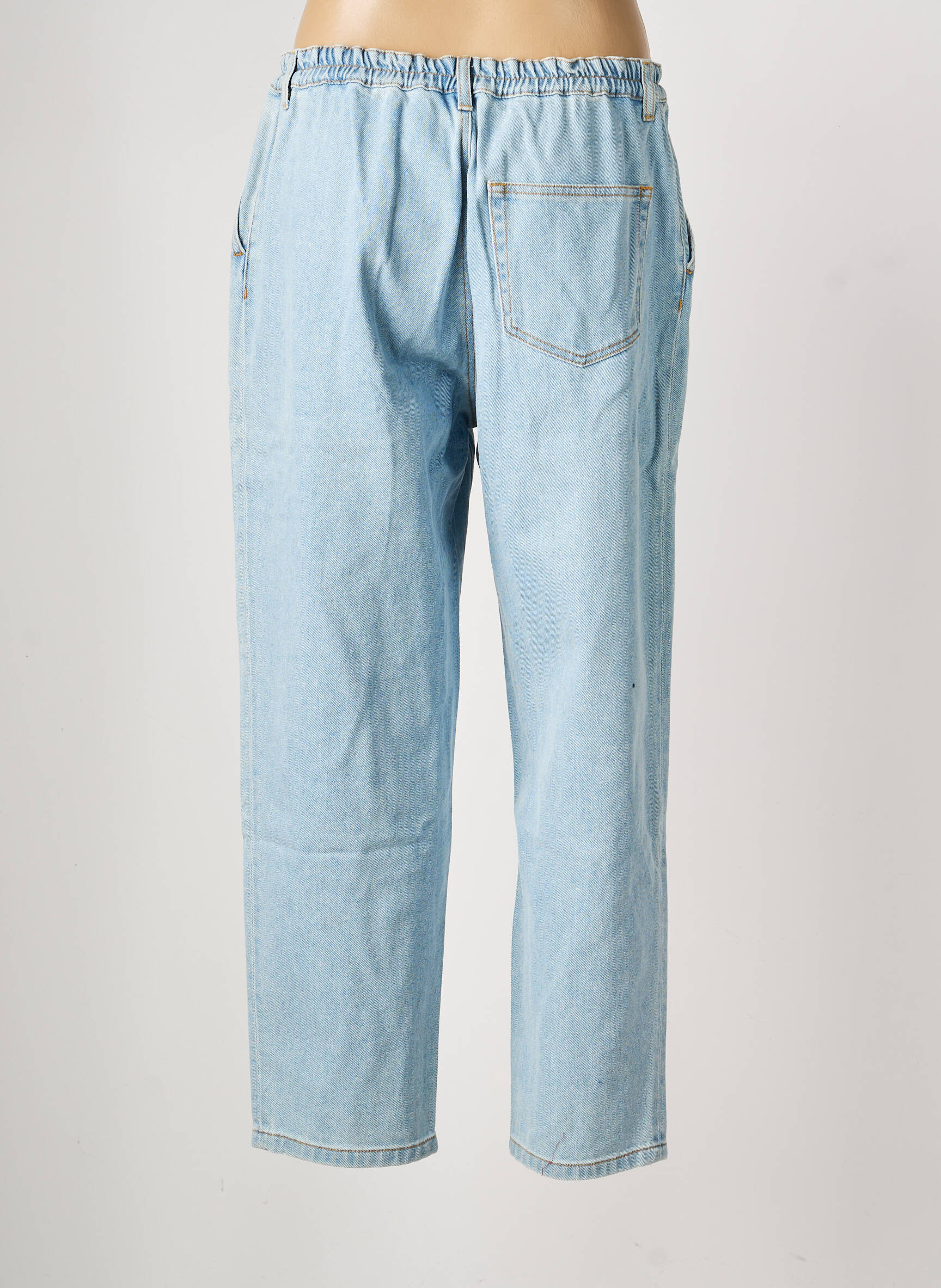 Jeans coupe droite stretch taille normale bleu ROSEANNA femme