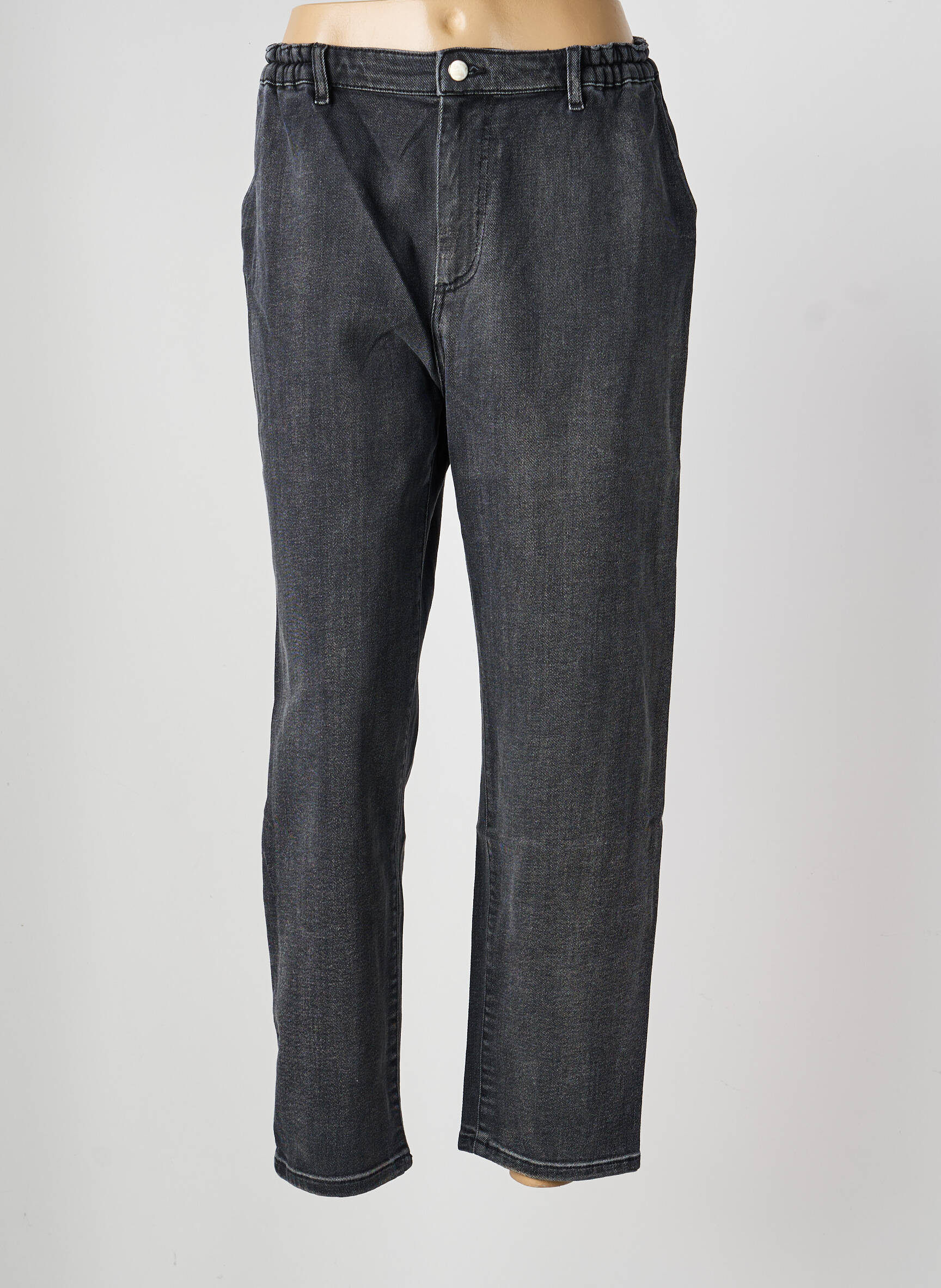 Jeans coupe droite stretch taille normale noir ROSEANNA femme