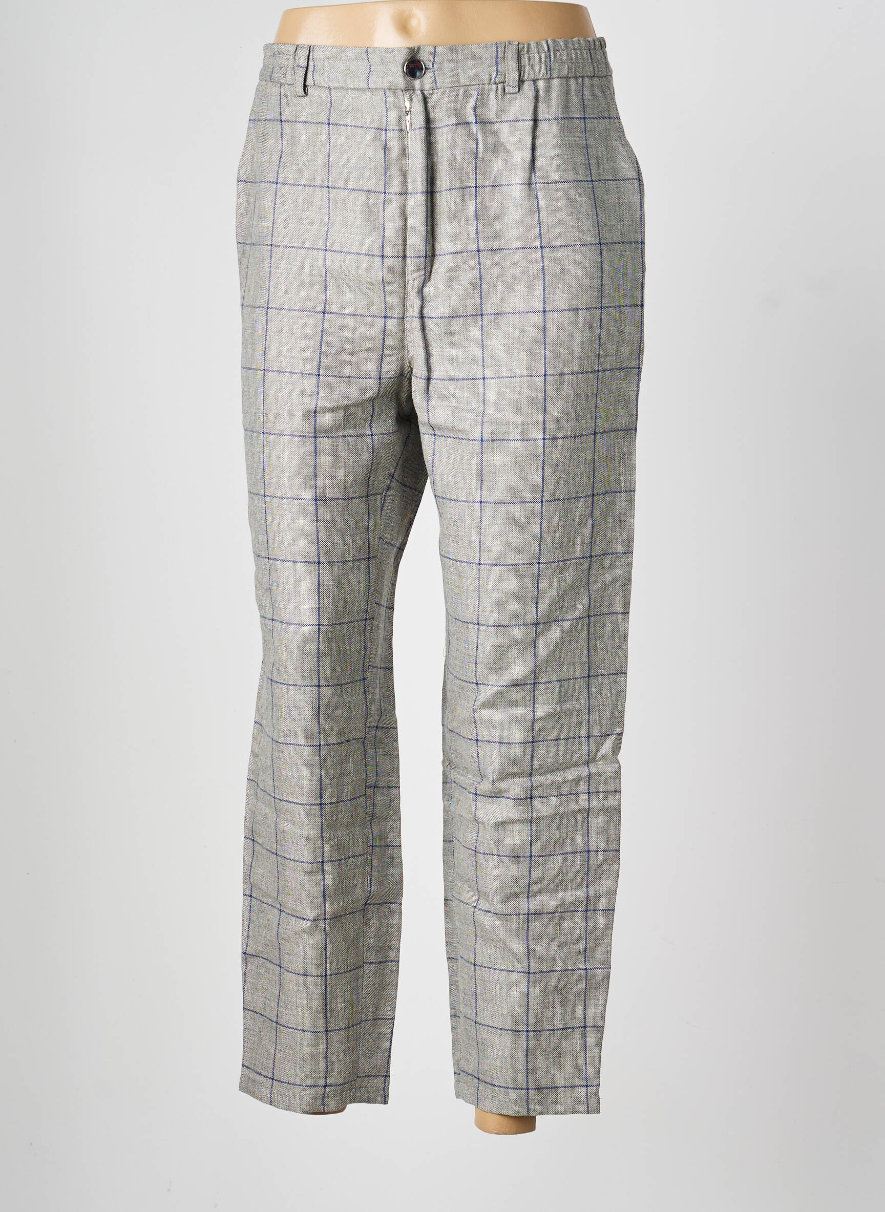 Pantalon 7/8 taille élastique taille normale gris ROSEANNA femme