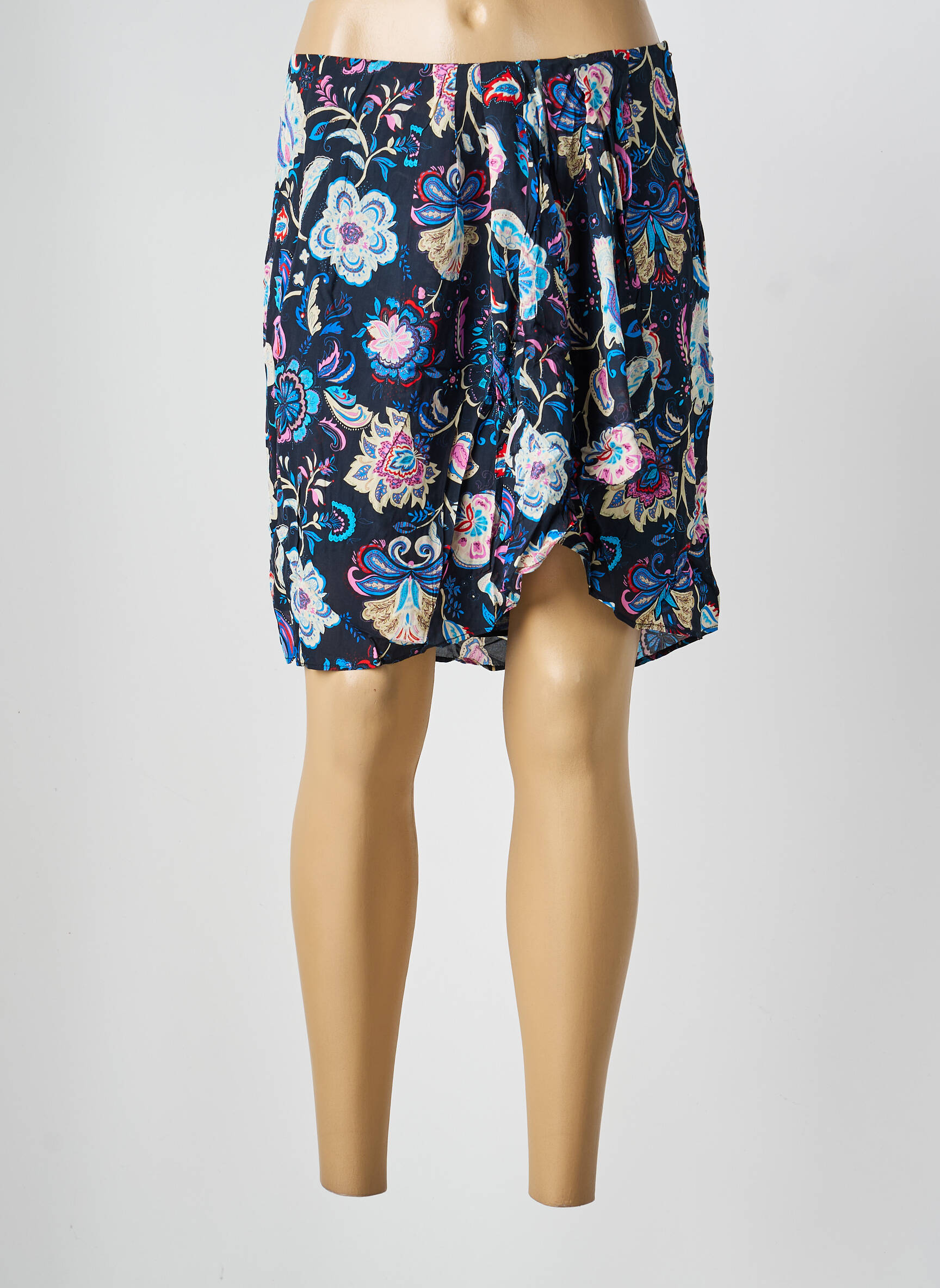 Jupe courte doublure noir BERENICE femme