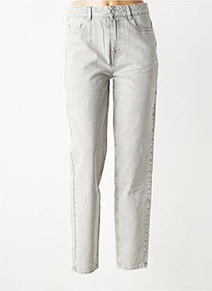 Jeans coupe droite taille normale taille normale gris BERENICE femme