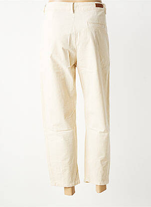 Pantalon 7/8 stretch taille normale beige HOD femme