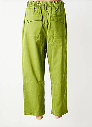 Pantalon 7/8 stretch taille normale vert HOD femme