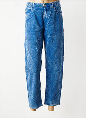 Pantalon 7/8 stretch taille normale bleu HOD femme