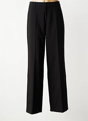 Pantalon droit stretch taille normale noir MKT STUDIO femme