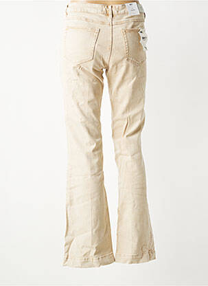 Jean coupe flare stretch taille normale beige MKT STUDIO femme