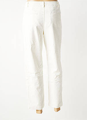 Pantalon 7/8 stretch taille normale blanc MKT STUDIO femme