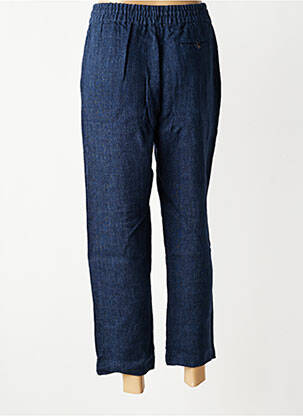 Pantalon 7/8 taille élastique taille normale bleu HOD femme