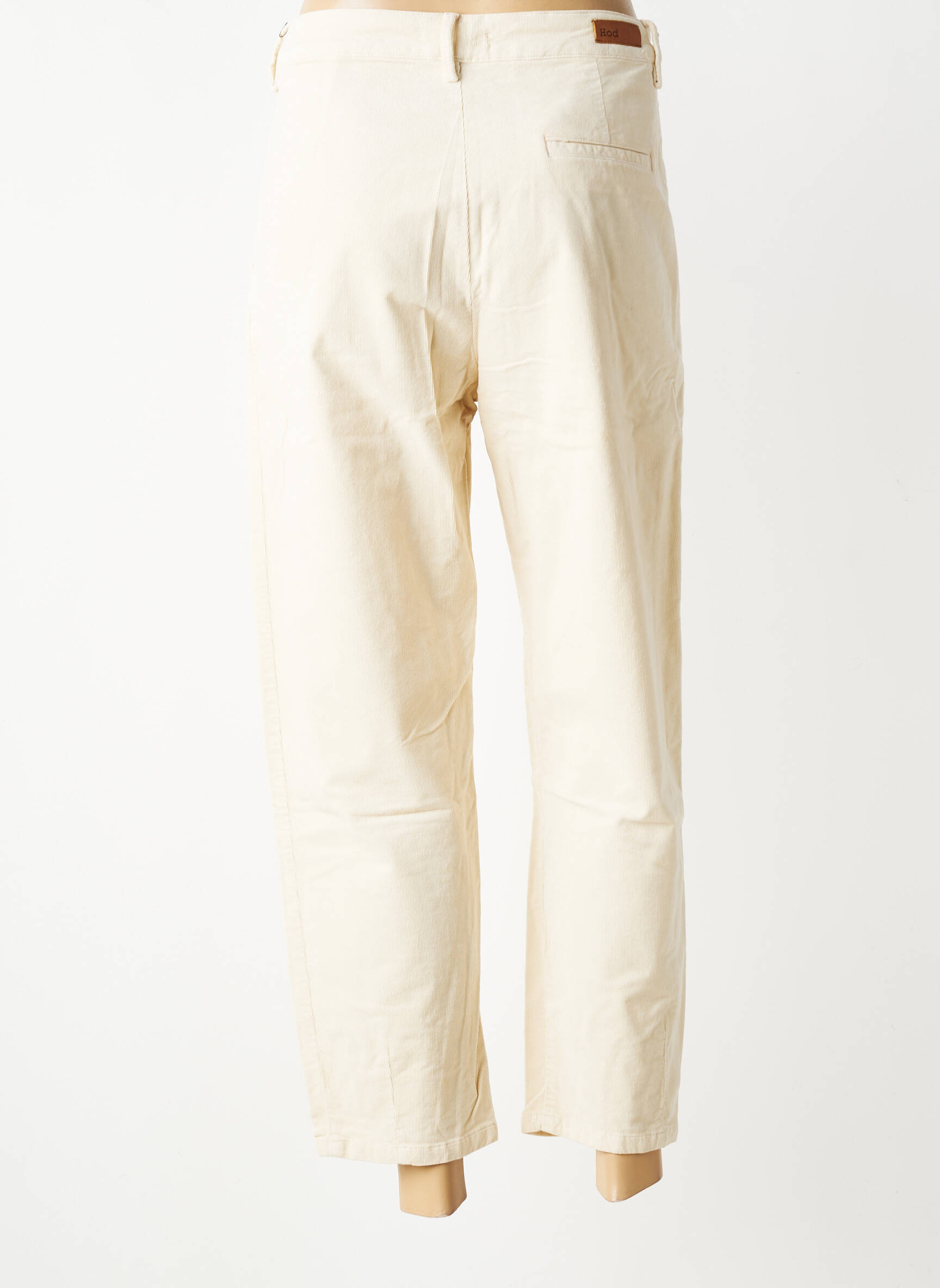 Pantalon 7/8 stretch taille normale beige HOD femme
