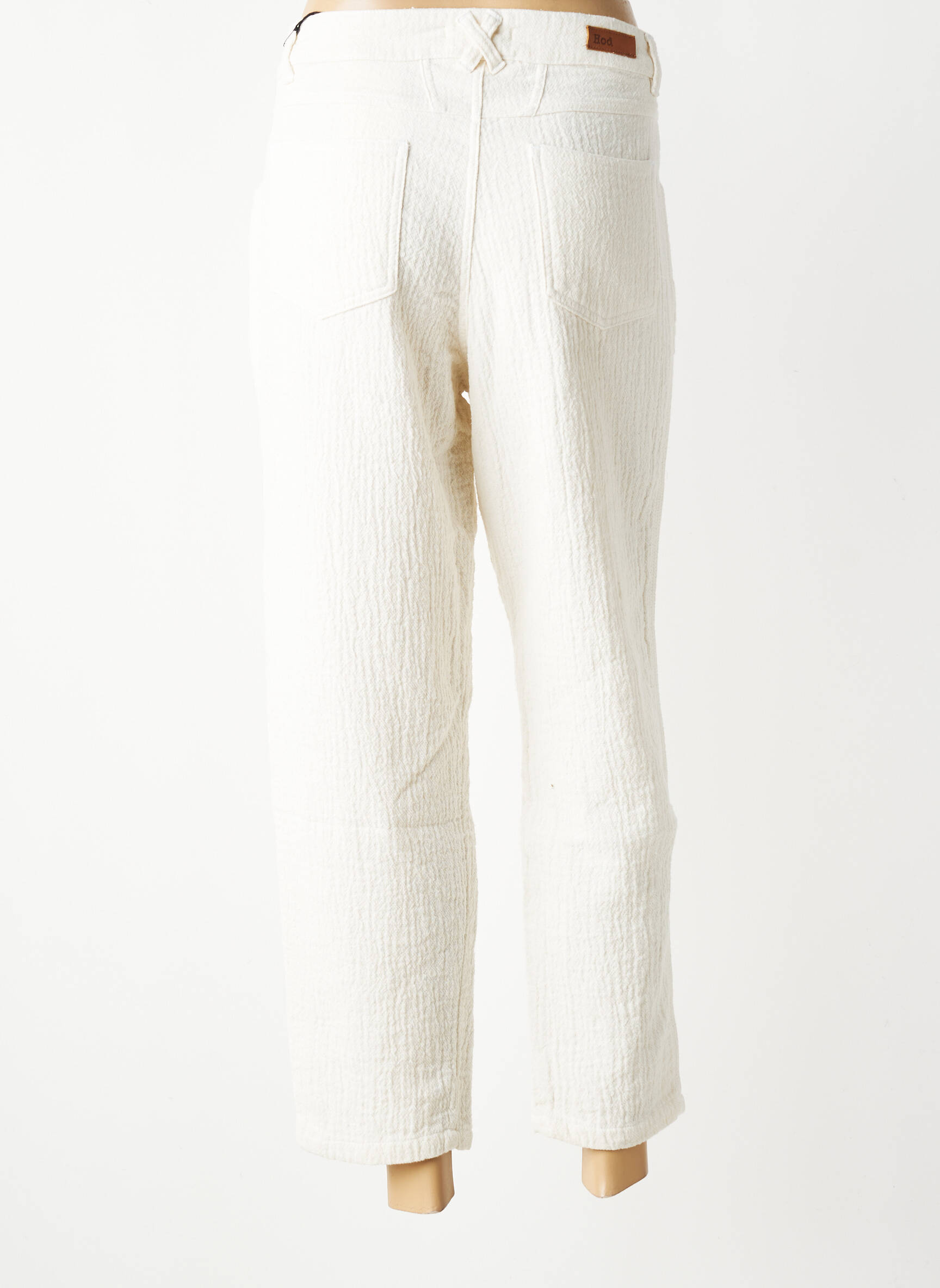 Pantalon 7/8 stretch taille normale blanc HOD femme