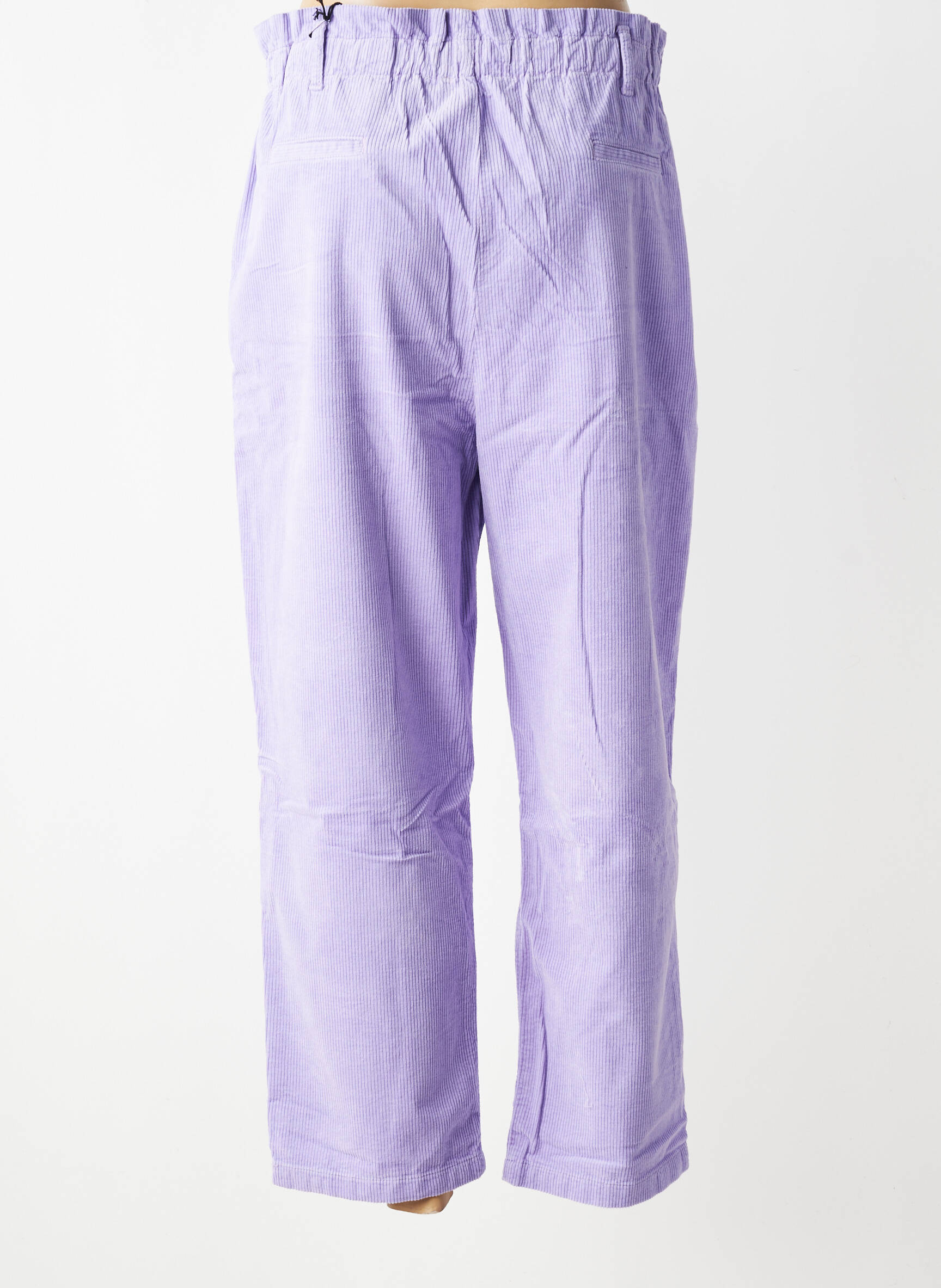 Pantalon droit stretch taille normale violet HOD femme