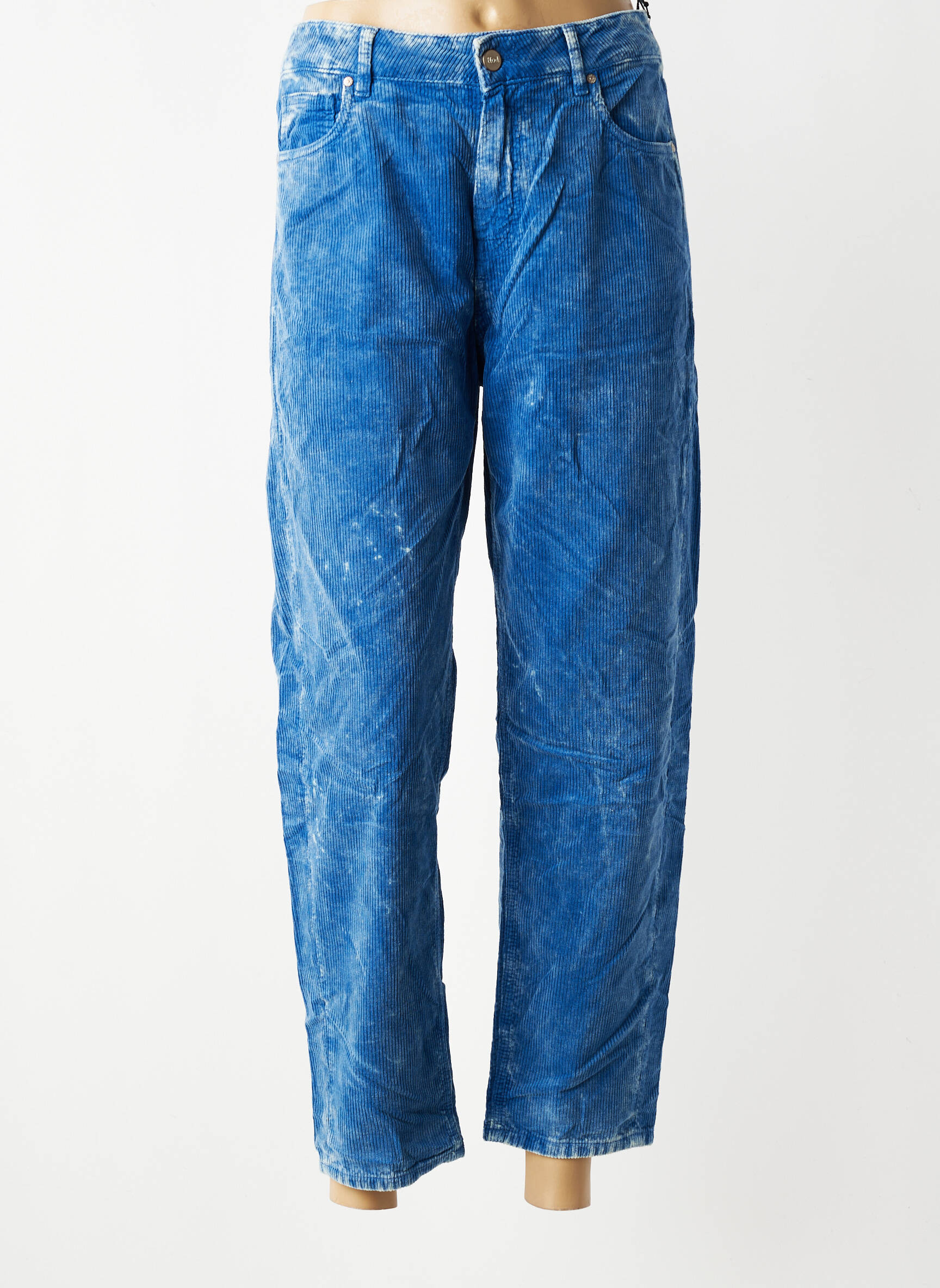 Pantalon 7/8 stretch taille normale bleu HOD femme
