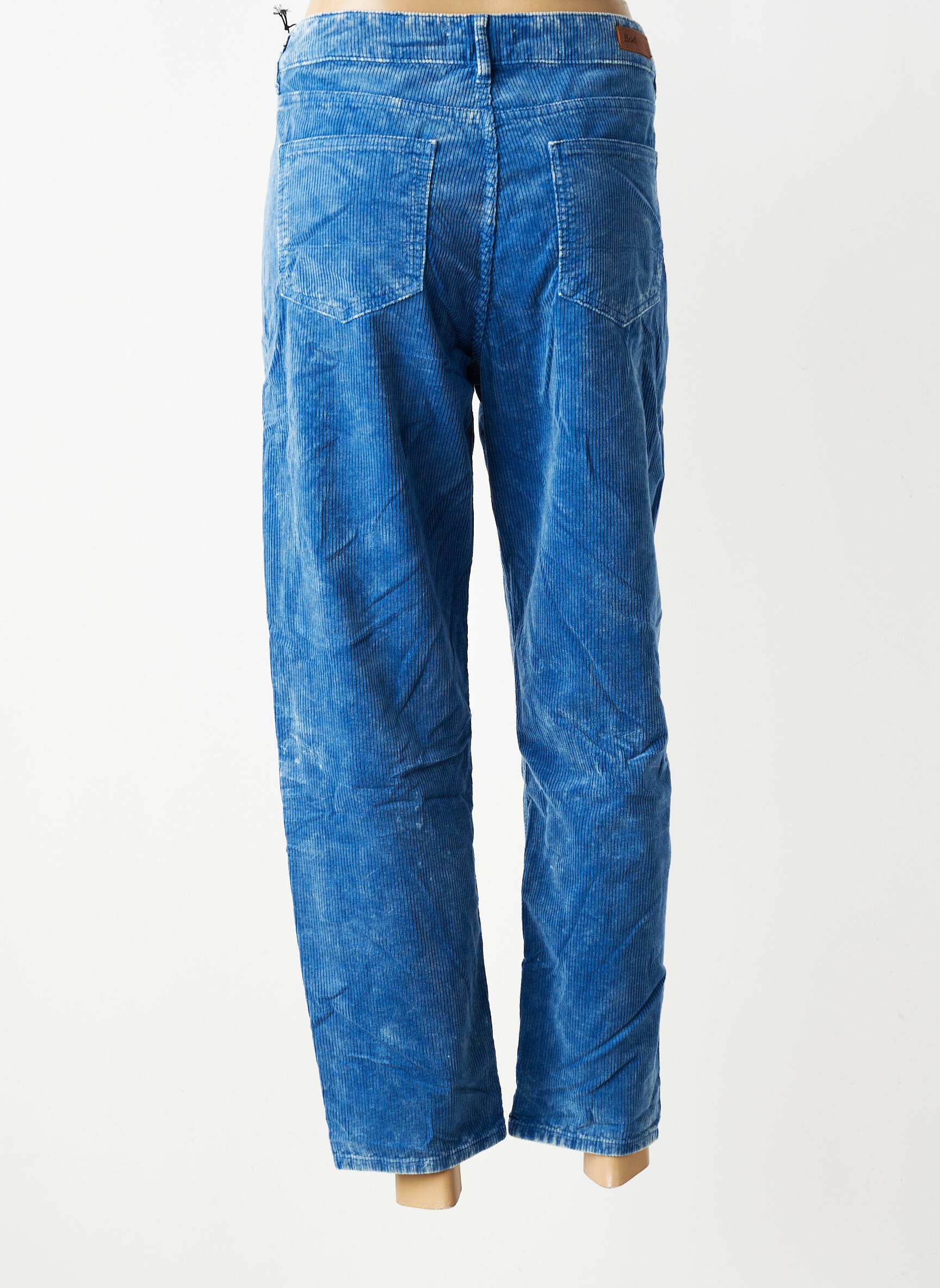 Pantalon 7/8 stretch taille normale bleu HOD femme