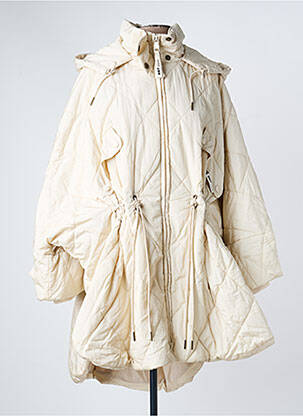 Doudoune poches a capuche beige OOF WEAR femme