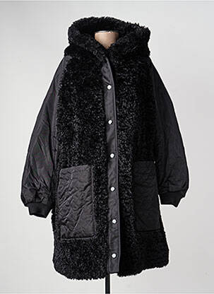 Doudoune poches a capuche noir OOF WEAR femme