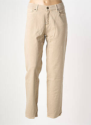 Pantalon slim taille normale taille normale beige FIVE femme