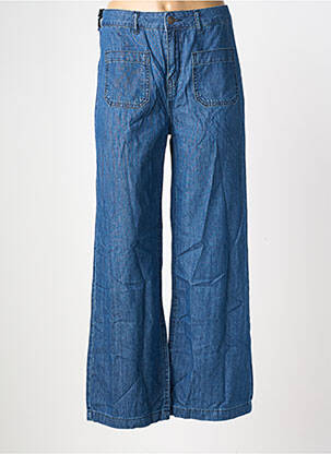 Jeans coupe large tissage brut taille normale bleu FIVE femme