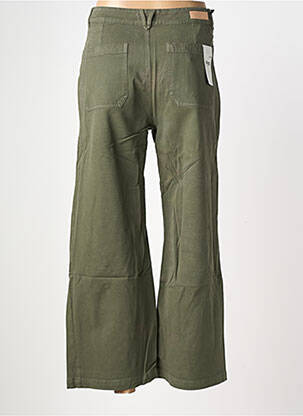 Pantalon flare taille normale taille normale vert FIVE femme