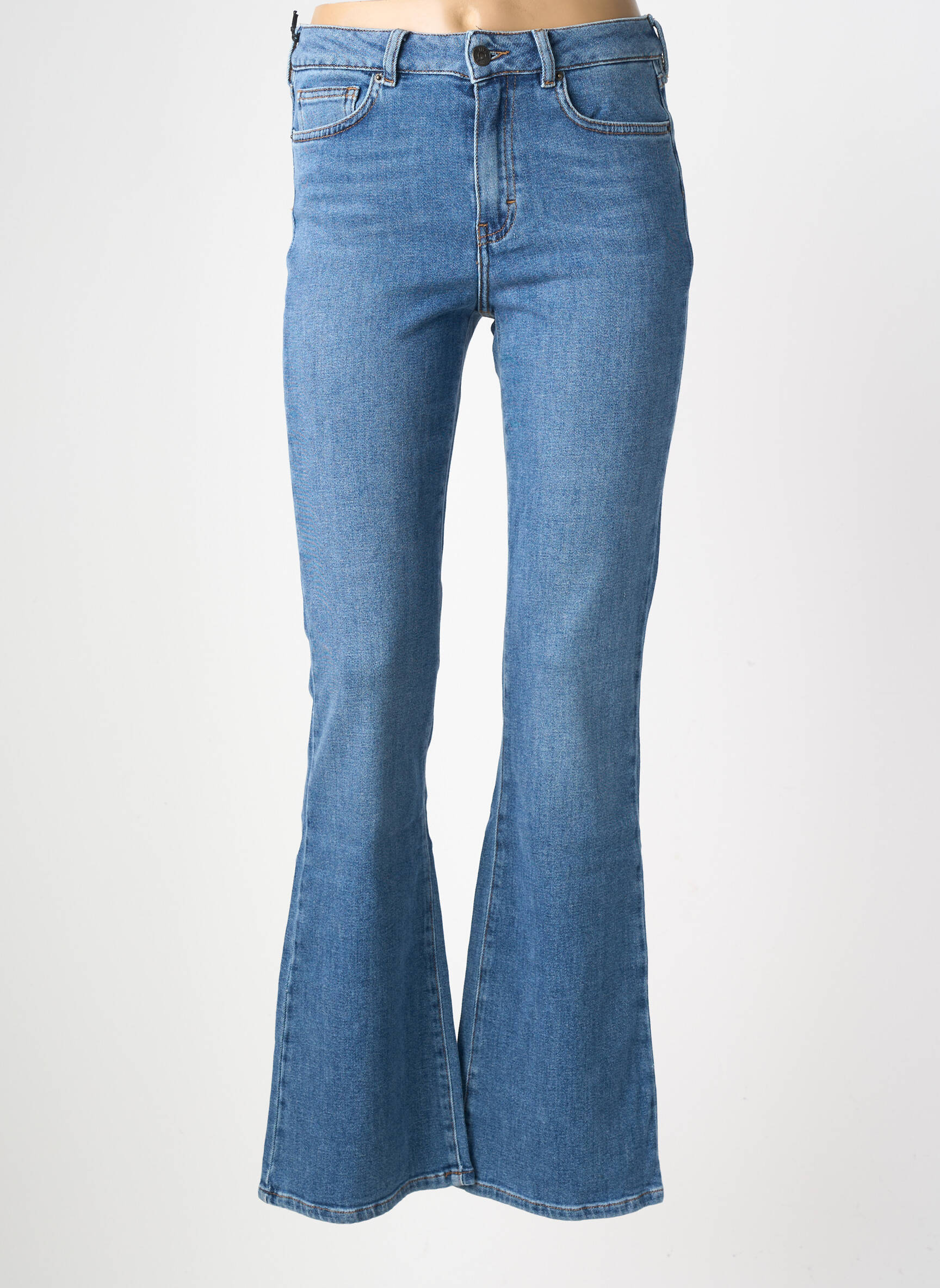 Jeans bootcut taille normale taille normale bleu FIVE femme