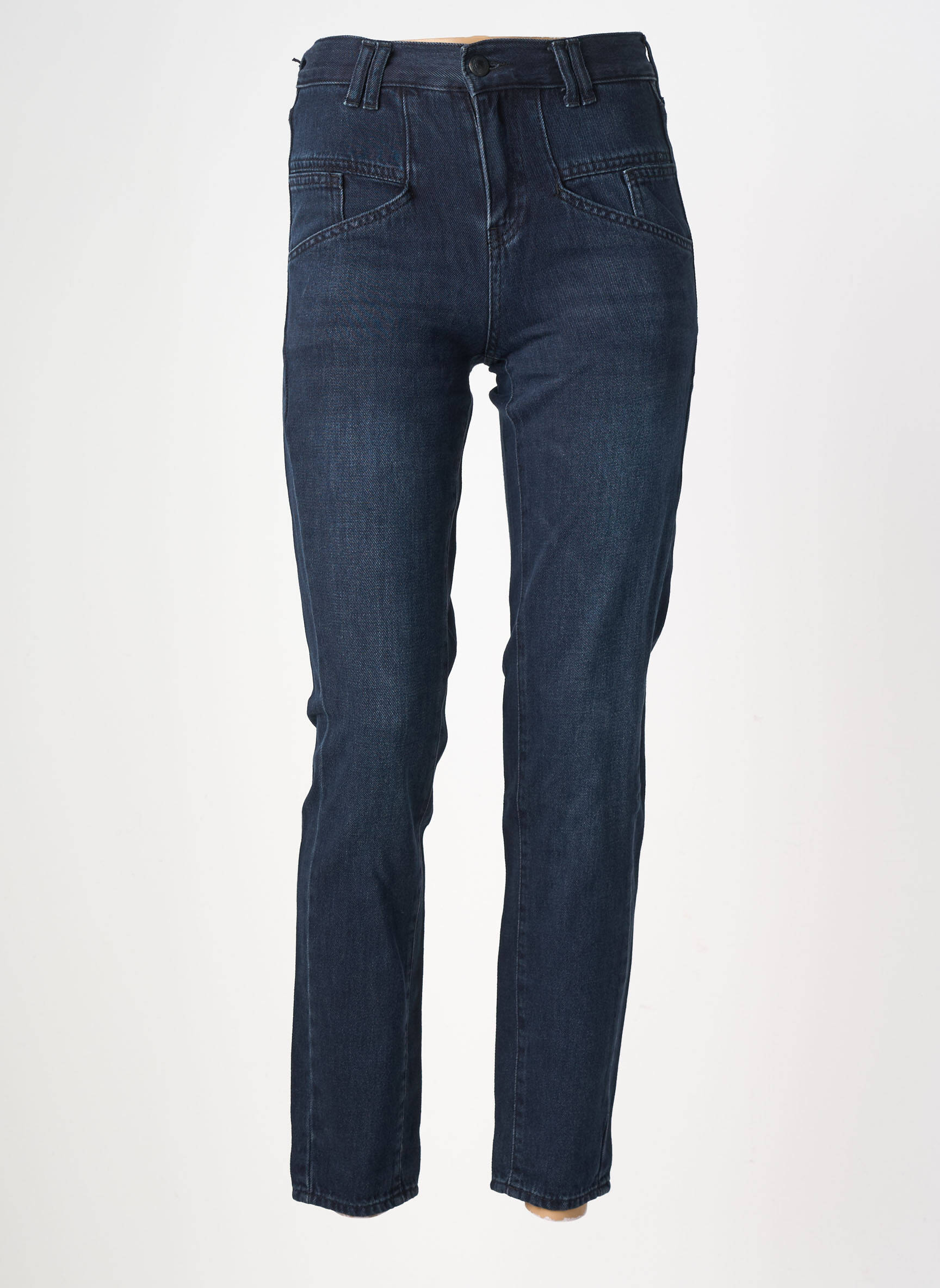 Jeans coupe slim tissage brut taille normale bleu FIVE femme