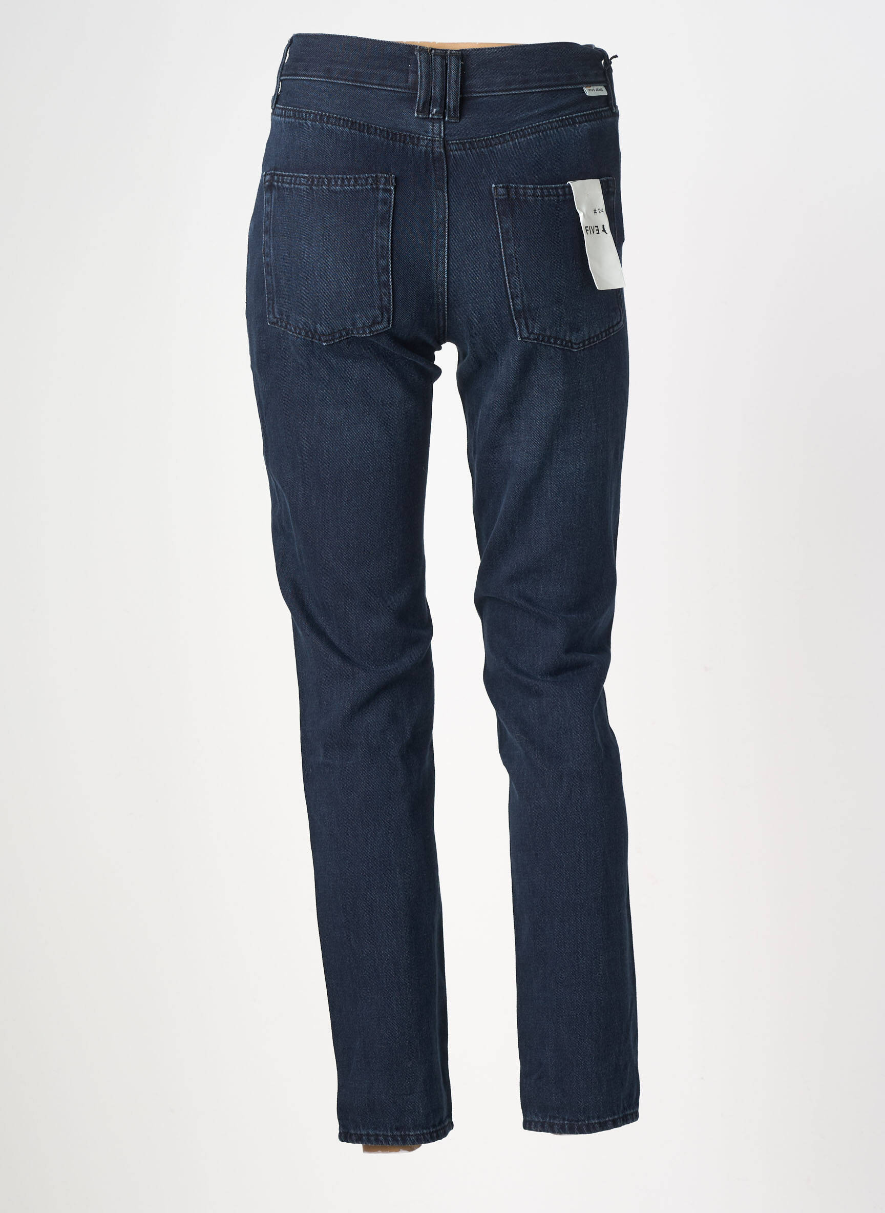 Jeans coupe slim tissage brut taille normale bleu FIVE femme