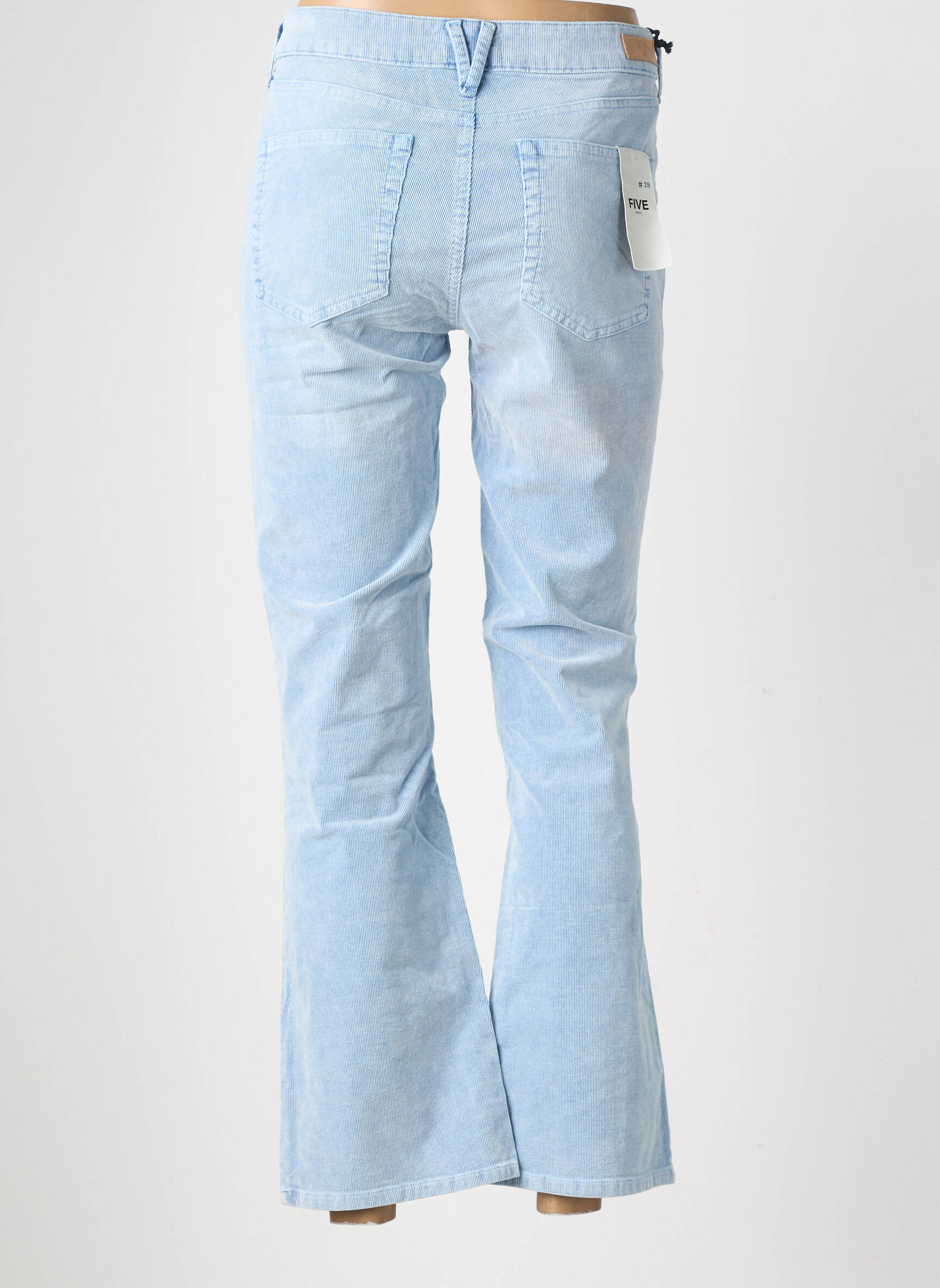 Jeans bootcut taille normale taille normale bleu FIVE femme