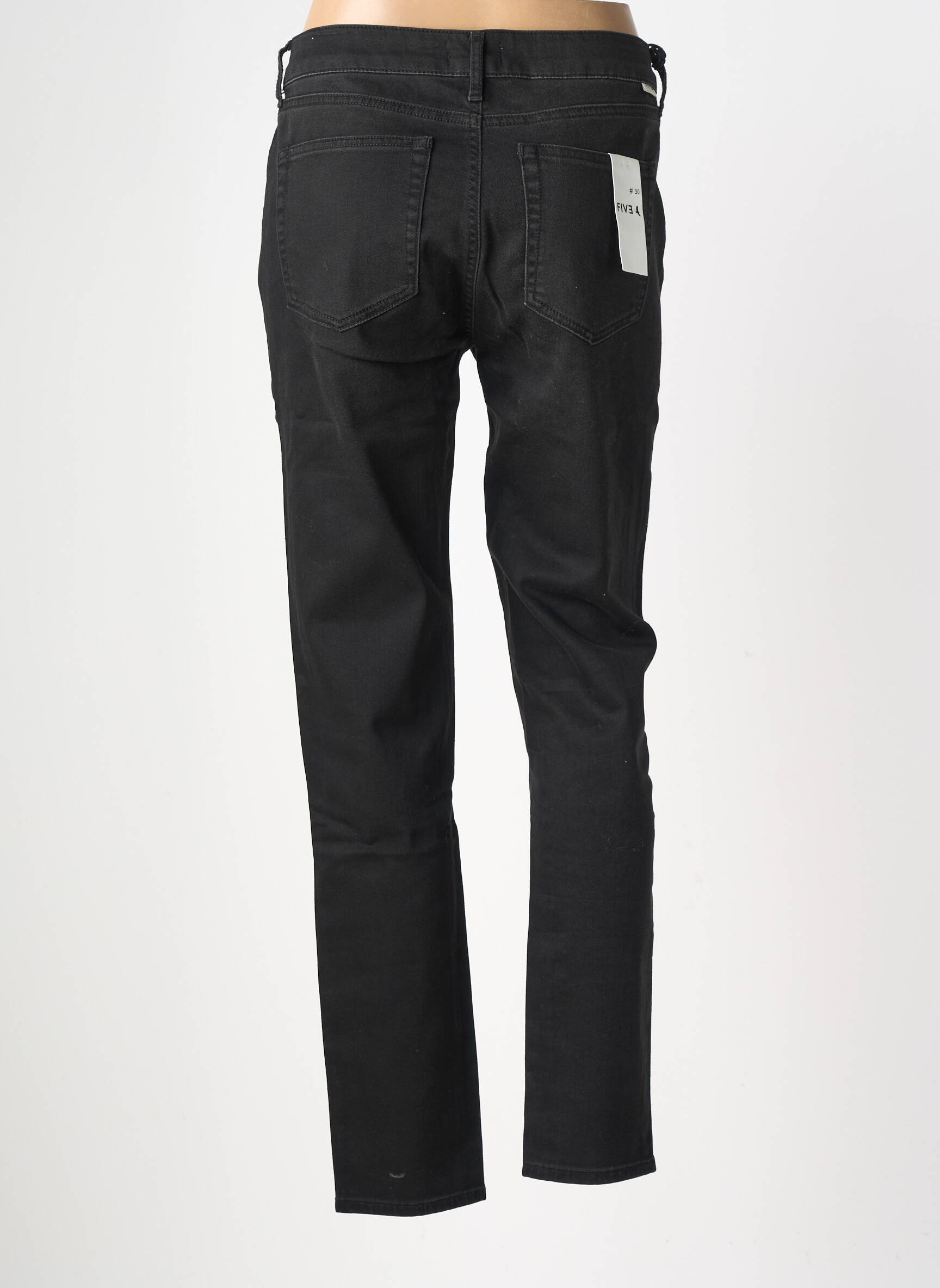 Jeans coupe slim slim taille normale noir FIVE femme