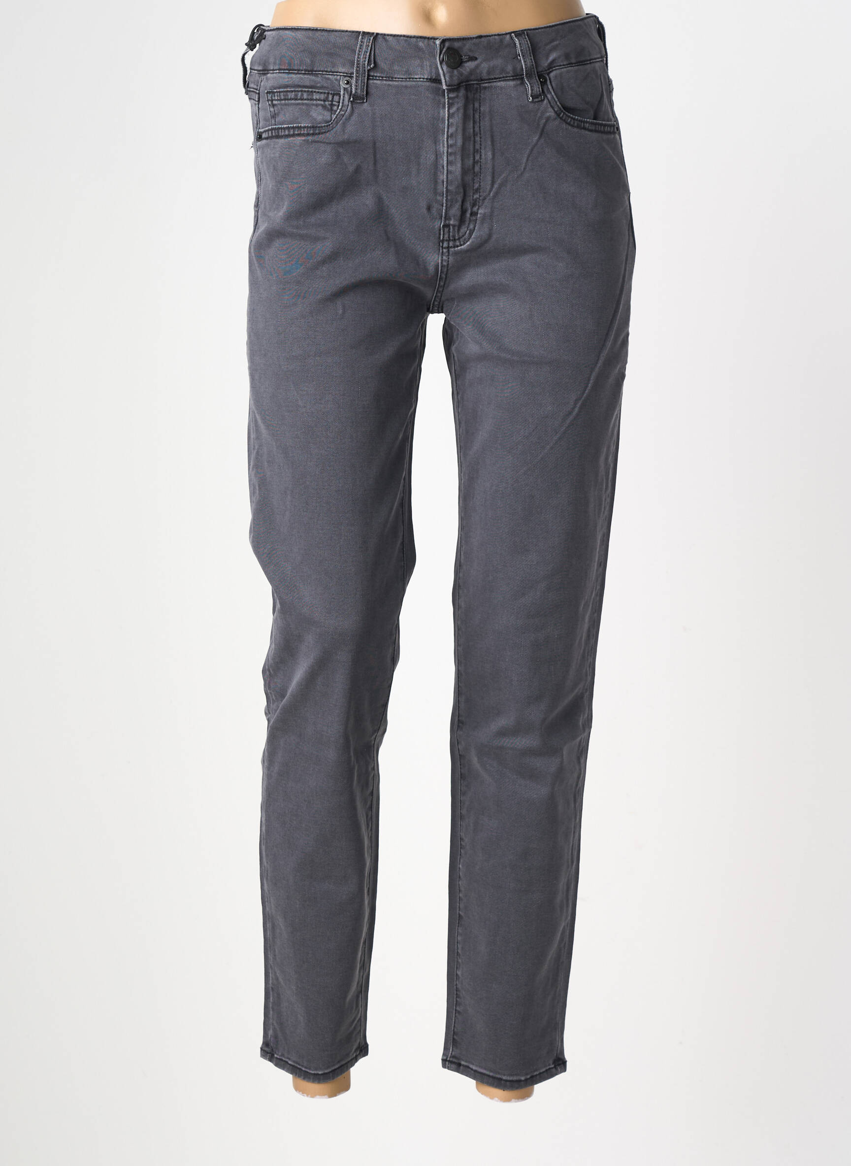 Jeans coupe slim stretch taille normale gris FIVE femme