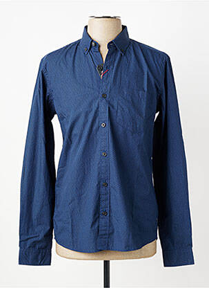 Chemise manches longues poches bleu S.OLIVER homme