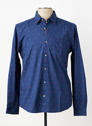 Chemise manches longues poches bleu S.OLIVER homme