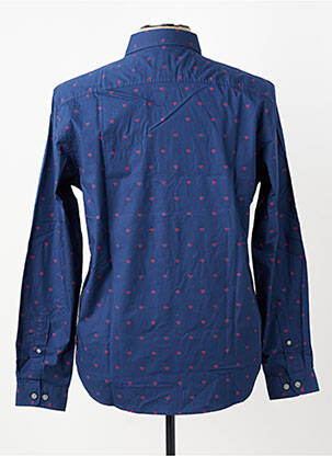 Chemise manches longues poches bleu S.OLIVER homme