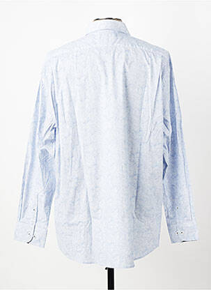 Chemise manches longues poches bleu ARMORIAL homme