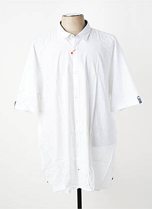 Chemise manches courtes coupe cintrée blanc S.OLIVER homme