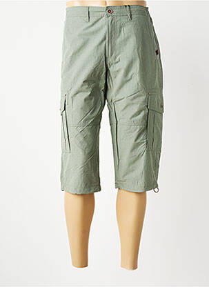 Pantacourt tissage popeline taille normale vert COFOX homme