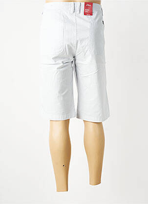 Bermuda tissage popeline taille normale gris S.OLIVER homme